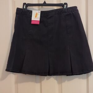 SO Black High-Rise Tennis Skirt